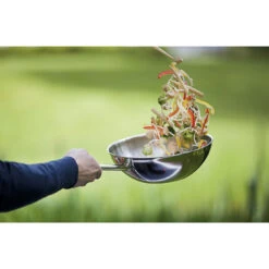 Demeyere 26 Cm 18/10 Stainless Steel Wok Flat Bottom -Demeyere Shop 000022608