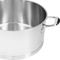 Demeyere 28 Cm 18/10 Stainless Steel Stew Pot With Lid Silver -Demeyere Shop 000023064