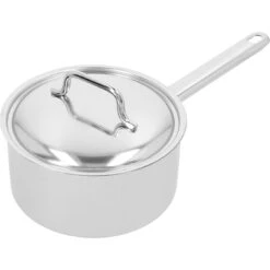 Demeyere 18 Cm 18/10 Stainless Steel Saucepan With Lid Silver -Demeyere Shop 000023506