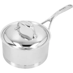 Demeyere 18 Cm 18/10 Stainless Steel Saucepan With Lid Silver -Demeyere Shop 000023537