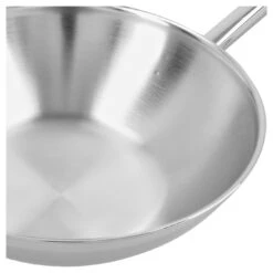 Demeyere 30 Cm 18/10 Stainless Steel Wok Flat Bottom -Demeyere Shop 000023638