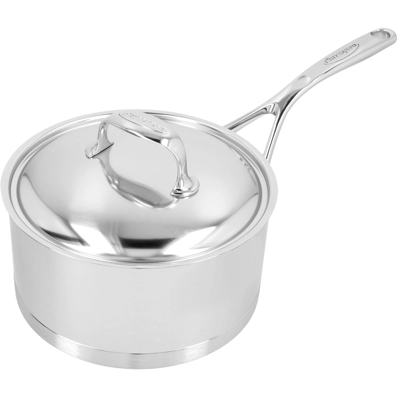 Demeyere 20 Cm 18/10 Stainless Steel Saucepan With Lid Silver 7 Demeyere 20 Cm 18/10 Stainless Steel Saucepan With Lid Silver - Image 5