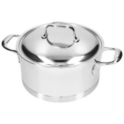 Demeyere 22 Cm 18/10 Stainless Steel Stew Pot With Lid Silver -Demeyere Shop 000023977