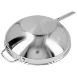 Demeyere 32 Cm 18/10 Stainless Steel Wok Flat Bottom -Demeyere Shop 000024076