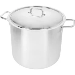 Demeyere 36 Cm 18/10 Stainless Steel Stock Pot With Lid Silver -Demeyere Shop 000024319