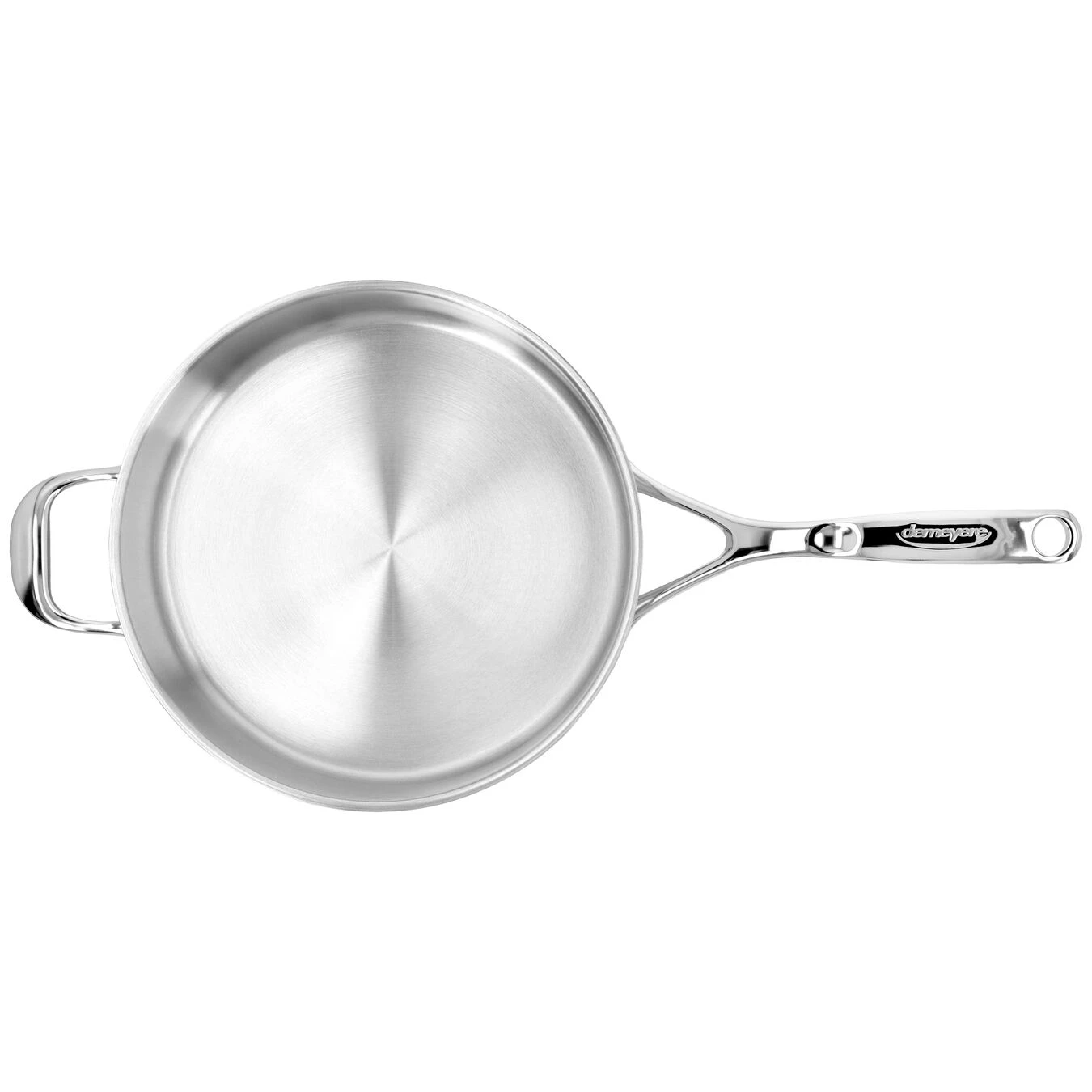 Demeyere 28 Cm Round 18/10 Stainless Steel Saute Pan With Lid Silver 7 Demeyere 28 Cm Round 18/10 Stainless Steel Saute Pan With Lid Silver - Image 5
