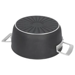 Demeyere 20 Cm Aluminium Stew Pot With Lid Black -Demeyere Shop 000024475