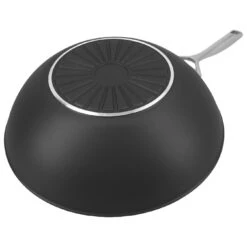 Demeyere 30 Cm Aluminium Wok Flat Bottom 12 Demeyere 30 Cm Aluminium Wok Flat Bottom -Demeyere Shop 000024533