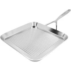 Demeyere 28 X 28 Cm Square 18/10 Stainless Steel Grill Pan Silver -Demeyere Shop 000024596