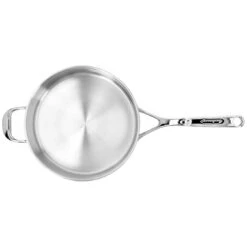 Demeyere 24 Cm Round 18/10 Stainless Steel Saute Pan With Lid Silver 13 Demeyere 24 Cm Round 18/10 Stainless Steel Saute Pan With Lid Silver -Demeyere Shop 000024673