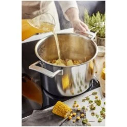 DEMEYERE Industry 5 8 L 18/10 Stainless Steel Stock Pot With Lid -Demeyere Shop 16648066 5