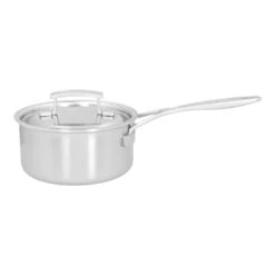 DEMEYERE Industry 5 1.5 L 18/10 Stainless Steel Round Sauce Pan With Lid, Silver