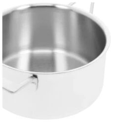 DEMEYERE Industry 5 4 L 18/10 Stainless Steel Round Sauce Pan With Lid, Silver -Demeyere Shop 16648158 5