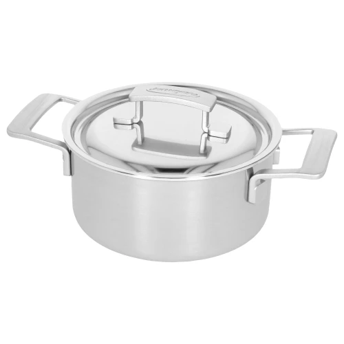 DEMEYERE Industry 5 2.2 L 18/10 Stainless Steel Stew Pot With Lid 4 DEMEYERE Industry 5 2.2 L 18/10 Stainless Steel Stew Pot With Lid - Image 2