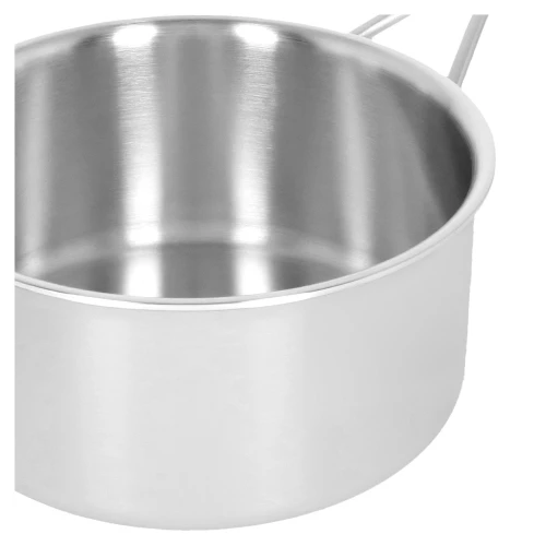 DEMEYERE Industry 5 3 L 18/10 Stainless Steel Round Sauce Pan With Lid, Silver 7 DEMEYERE Industry 5 3 L 18/10 Stainless Steel Round Sauce Pan With Lid, Silver - Image 5