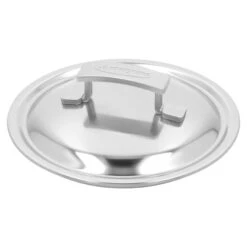 DEMEYERE Industry 5 2.2 L 18/10 Stainless Steel Round Sauce Pan With Lid, Silver -Demeyere Shop 16649759 2