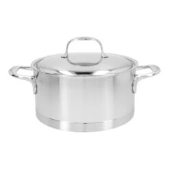 Demeyere 22 Cm 18/10 Stainless Steel Stew Pot With Lid Silver