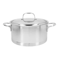 Demeyere 24 Cm 18/10 Stainless Steel Stew Pot With Lid Silver