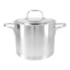 Demeyere 20 Cm 18/10 Stainless Steel Stock Pot With Lid Silver -Demeyere Shop 40850 144 0 01