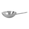 Demeyere 26 Cm 18/10 Stainless Steel Wok Flat Bottom 2 Demeyere 26 Cm 18/10 Stainless Steel Wok Flat Bottom -Demeyere Shop 40850 206 0 01