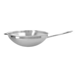 Demeyere 36 Cm 18/10 Stainless Steel Wok Flat Bottom