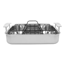 Demeyere 39 X 33 Cm 18/10 Stainless Steel Roaster + Grid
