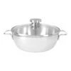 Demeyere 24 Cm Serving Pan With Glass Lid 1 Demeyere 24 Cm Serving Pan With Glass Lid -Demeyere Shop 40850 766 0 01