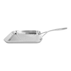 Demeyere 28 X 28 Cm Square 18/10 Stainless Steel Grill Pan Silver