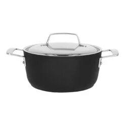 Demeyere 20 Cm Aluminium Stew Pot With Lid Black